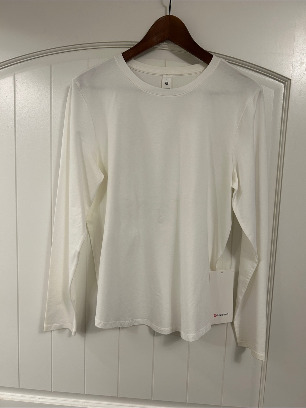lululemon athletica Long Sleeve Crew Top - White